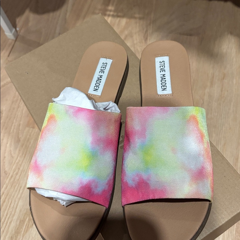 Steve Madden Colorful Slide Sandals